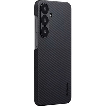 PITAKA MagEZ 6 600D Aramid Fiber MagSafe Case - кевларен кейс с MagSafe за Samsung Galaxy S25 (черен-сив)