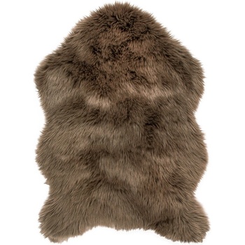 Tiseco Home Studio Тъмнокафява изкуствена кожа Овча кожа, 60 x 90 cm - Tiseco Home Studio (3279TAUPE)