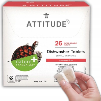 Attitude Tablety do myčky bez fosfátů 26 ks