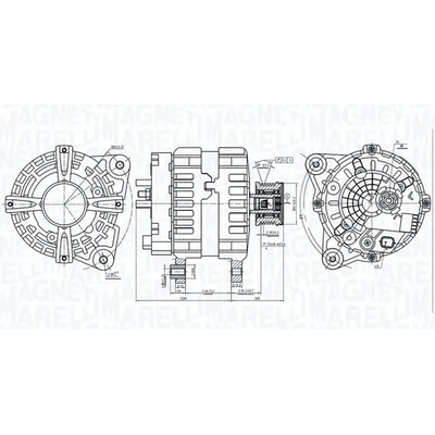 MAGNETI MARELLI Alternátor MAG 063736381010