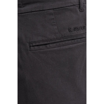 Barbour Къс панталон Barbour в черно с изчистен дизайн с висока талия LST0022NY73 (LST0022NY73)