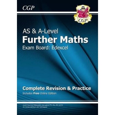 AS & A-Level Further Maths for Edexcel: Complete Revision & Practice with Online Edition | CGP Books