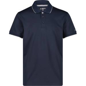 CMP Мъжка поло тениска CMP Polo Piquet Polo shirt - Black Blue / Cemento - размер 46 (EU) (216-3134-0211)