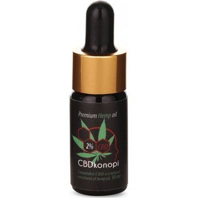Bailly CBDkonopi CBD olej 2% až 30% 2% 10 ml
