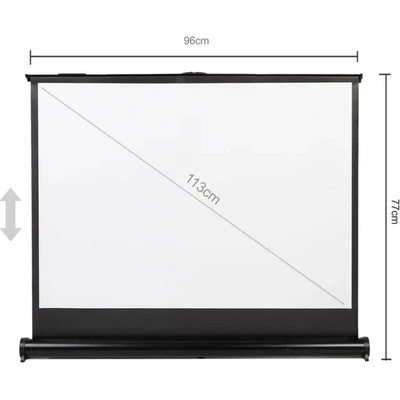 Maclean MC-961 Портативен прожекционен екран Компактен 45"" 4: 3 Свободно стоящ офис кино (MC-961)