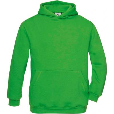 B&C Collection B&c hooded kids / Детски суичър с качулка - зелен 158 (01068173265)