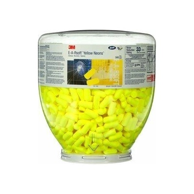 3M PD-01-002 Kontajner s mäkkými neónovými zátkami pre dávkovač 500 párov