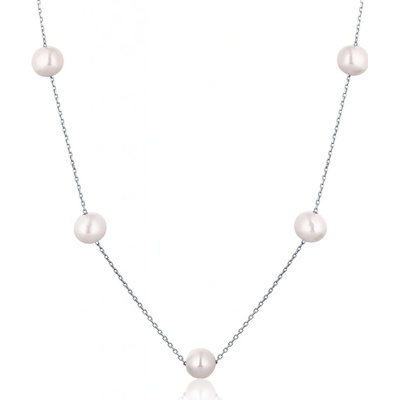 JwL Luxury Pearls Náhrdelník z nežných 5 pravých perál JL0755