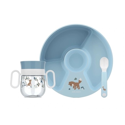 LITTLE DUTCH Dětská jídelní sada 3-dílná Forest Friends