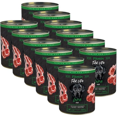 Fitmin Консерва Fitmin For Life LAMB пате 12 x 800 г