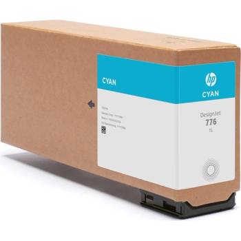 Image 1 of HP 776 cartridge, 1 liter, Cyan (1XB09A)
