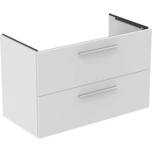 Ideal Standard i. Life B - Шкафче за умивалник, 100x63x51 см, 2 чекмеджета, ляво, матово бяло T5584DU (T5584DU)
