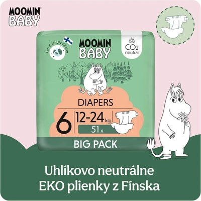 Muumi Baby 6 Junior 12-24 kg 51 ks
