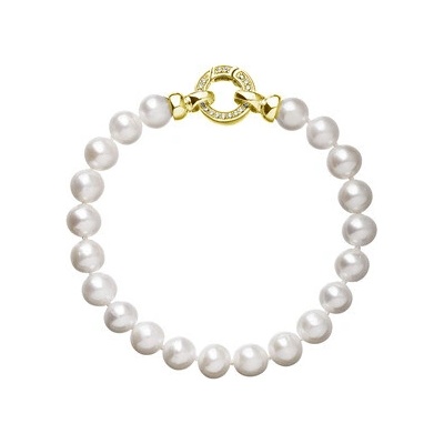 Evolution Group Cz Perlový náramek z pravých říčních perel 23003.1
