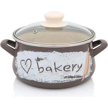 Metalac Bakery ТЕНДЖЕРА ДЪЛБОКА 18 СМ, 3 Л, СТЪКЛЕН КАПАК (hmet451)