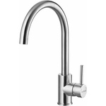 Alveus Кухненски смесител Alveus Elza Satin с едноръкохватков механизъм, хром - сатенено покритие (1129028)