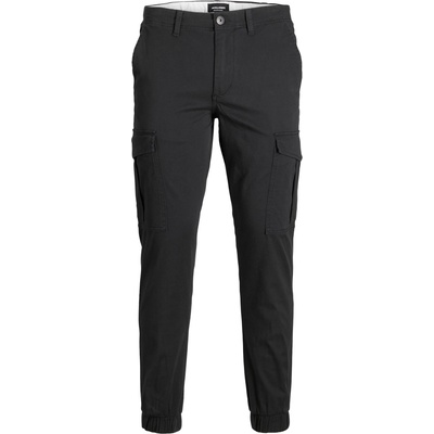 JACK & JONES Карго панталон 'Marco Joe' черно, размер 28
