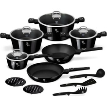 BERLINGERHAUS Súprava riadu s titánovým povrchom 15 ks Black Vantage Collection