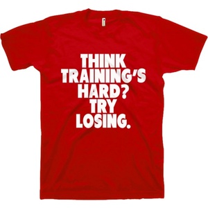 Gorilla. bg Think Training's Hard? Try Losing. | Red XXL