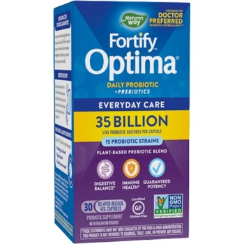 Nature's Way Fortify Optima® Daily Probiotic + Prebiotic | 35 Billion Live Cultures [30 капсули]