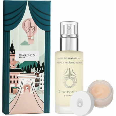 Omorovicza Perfecting Duo osvěžující mlha na obličej 30 ml + balzám na rty pro objem rtů 10 ml dárková sada