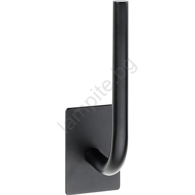 Bemeta Държач за хартия 4, 5x18 см неръждаема стомана/черен (BD0051)