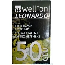 Wellion LEONARDO GLU Prúžky testovacie 50 ks