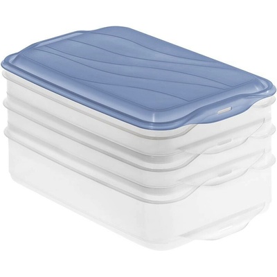 ROTHO Rondo Horizon blue - nádoba na skladování potravin - 2 x 0,75l, 1 x 1,35l