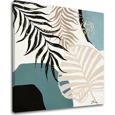 Obraz na plátne LISTY - 50x50 cm