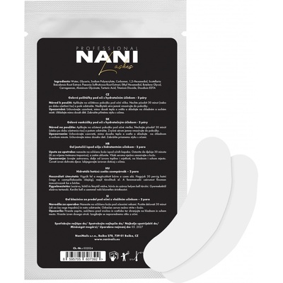 NANI gelové podložky pod oči 2 páry