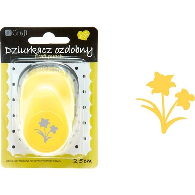 dpCraft Dekorační děrovačka 2,5cm – narcis (JCDZ-110-143)
