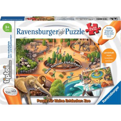Ravensburger Пъзел за малки изследователи: Зоопарк Ravensburger tiptoi®