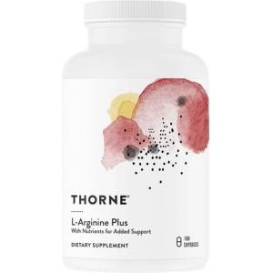 Thorne L-Arginine Plus | with L-Methyl Folate, R-ALA & Resveratrol [180 капсули]