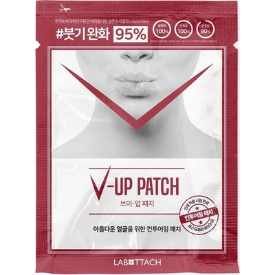 Wooshin Labottach V-up Patch Hydrogélové náplasti na spevnenie podbradku 2 ks