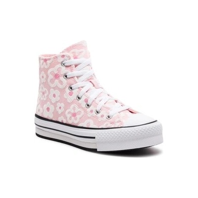 Converse Кецове Chuck Taylor All Star Lift Platform Flower Embroidery A06324C Розов (Chuck Taylor All Star Lift Platform Flower Embroidery A06324C)