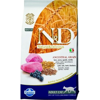 N&D cat ancestral LG adult lamb & blueberry 3 x 5 kg