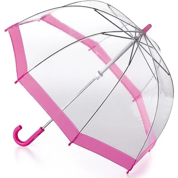 Fulton detský priehľadný holový dáždnik Funbrella 2 Pink C603