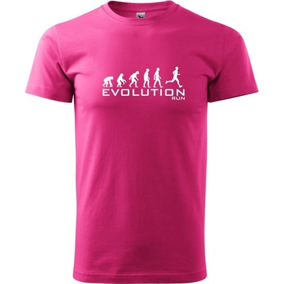 Evolúcia Beh tričko purpurové