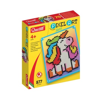 Image 1 of Quercetti - Мозайка дребни части PIXEL ART Еднорог