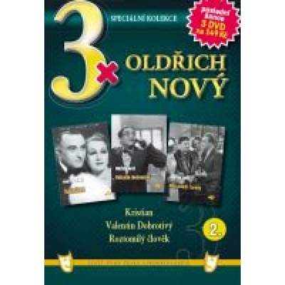 3x Oldřich Nový 2. DVD