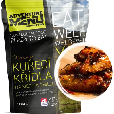 Adventure Menu Kuracie krídla na mede a chilli 300 g