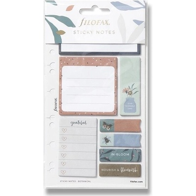 Filofax Lepiace bločky Multi Botanical náplň osobných A5 diárov