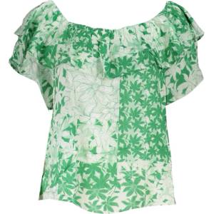 DESIGUAL Дамска тениска с къс ръкав desigual, Цвят Зелено (24swbw01_ve4026)