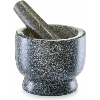Zeller, Kuchyňský Hmoždíř GRANIT s paličkou, černý, 12×10 cm,