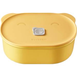 Buydeem CT3007 Bento Lunch Box 500 ml, Mellow Yellow (CT3007-MY)