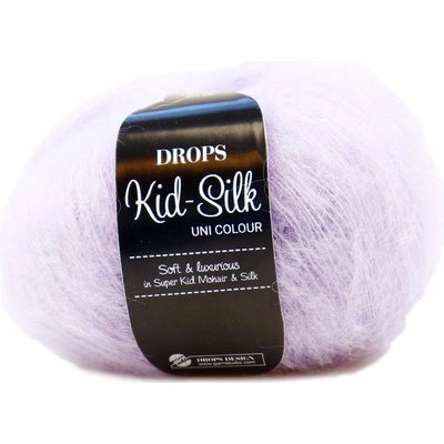 Drops Kid-Silk 55 pudrová lila