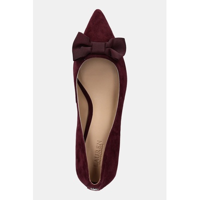 Lauren Ralph Lauren Велурени обувки с тънък ток Lauren Ralph Lauren Adrienne Bow (802980116003.600)