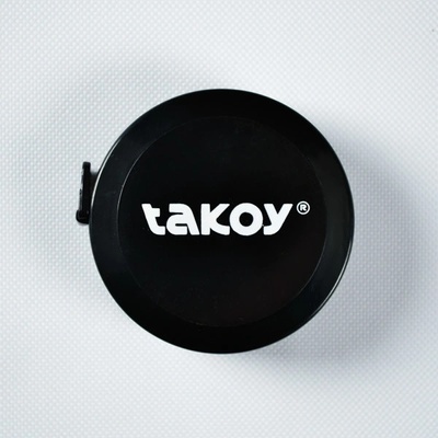 Krajčírsky meter samonavíjací plastový čierny - Takoy