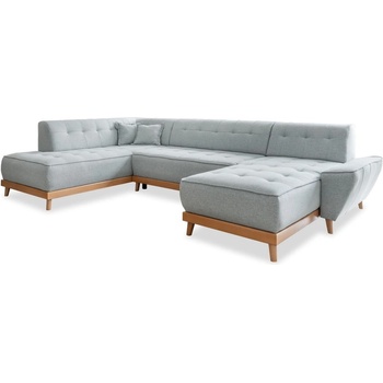 Miuform Светлосив U-образен разтегателен диван, ляв ъгъл Dazzling Daisy - Miuform (Dazzling Daisy HAEECL-2QBK-LCR LA90)