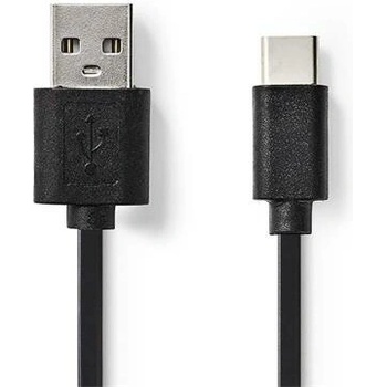 Nedis CCGB60600BK01 USB 2.0, Typ-C Zástrčka - A Zástrčka, 0,1m, černý